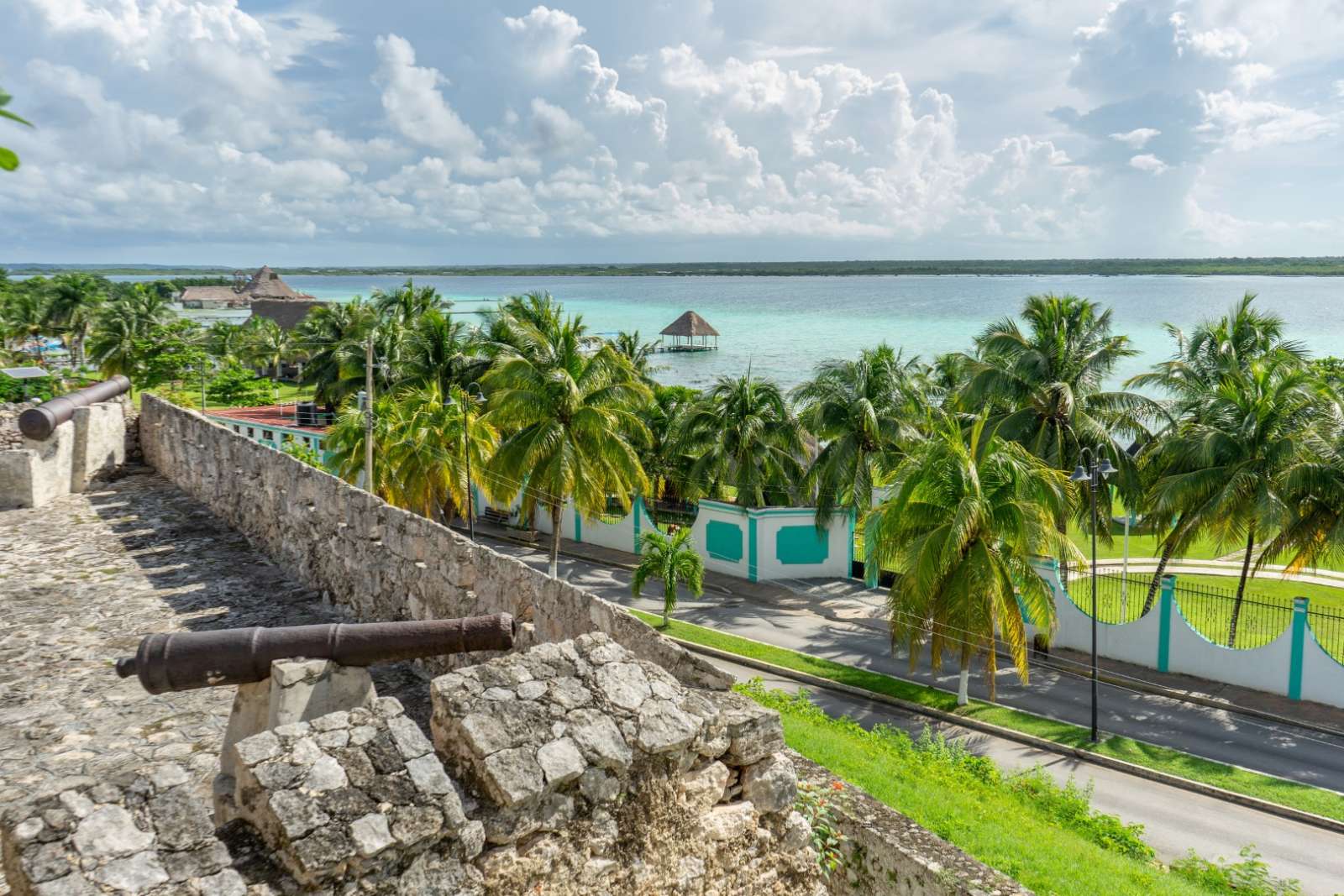 San Felipe Fort overlooking Laguna Bacalar