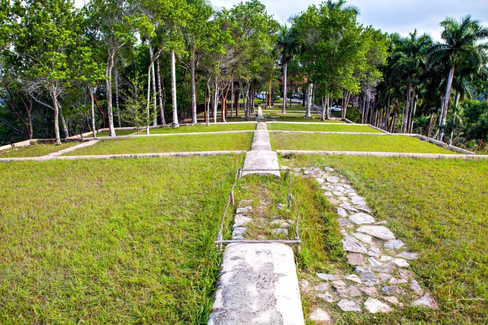 Ruins of the Buenavista coffee farm near Las Terrazas in Cuba