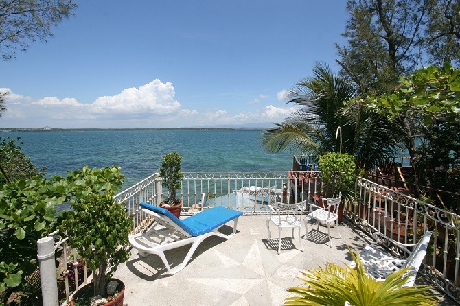 The jetty of Los Delfines in Cienfuegos, Cuba