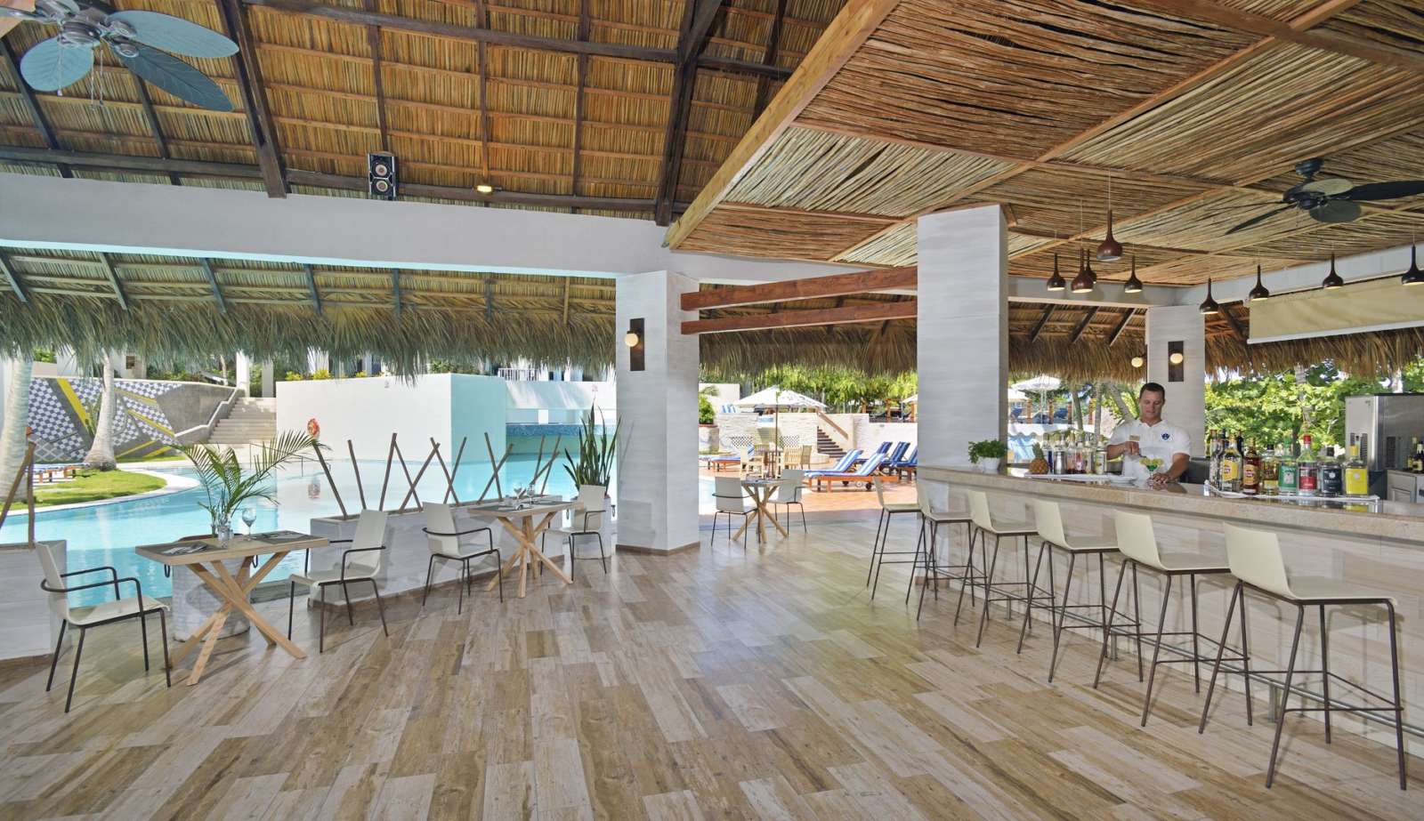 Pool bar at Melia Las Americas