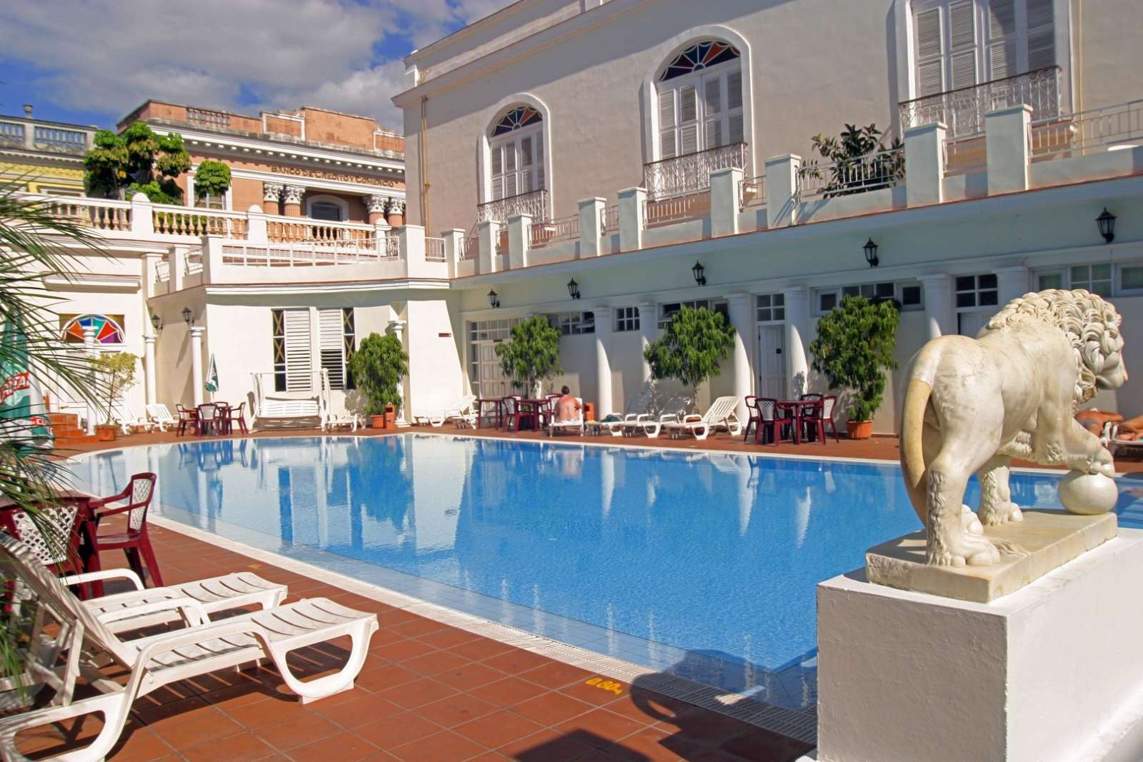 Swimming pool at Melia Union hotel in Cienfuegos