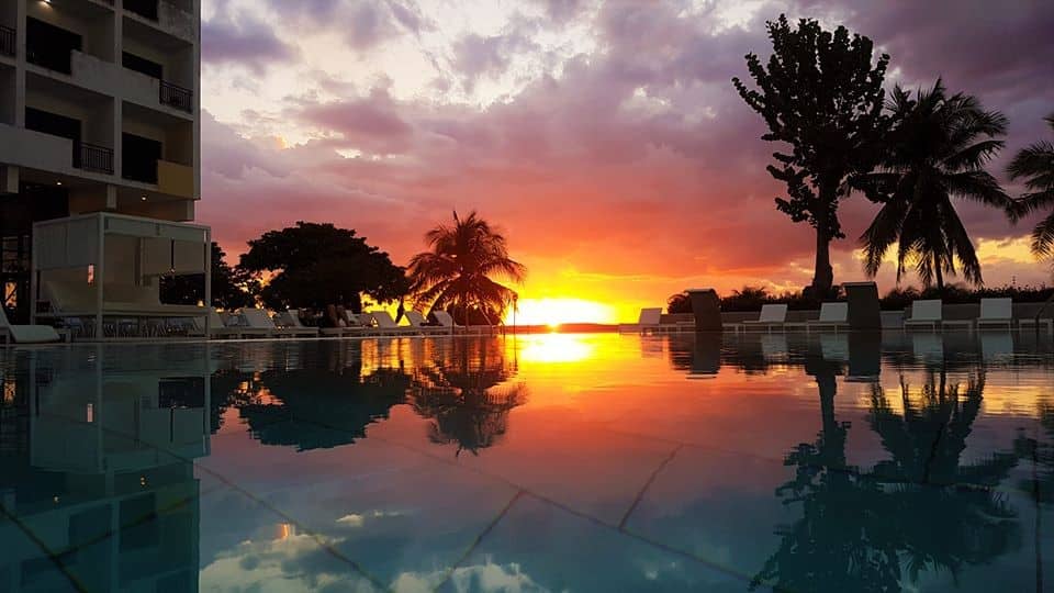 Sunset at Melia Jagua in Cienfuegos