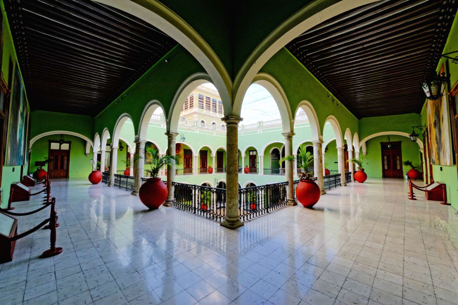 Governor's palace museum in Merida, Yucatan
