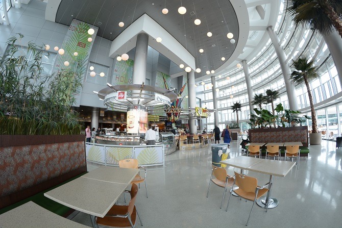 Miami airport foodcourt