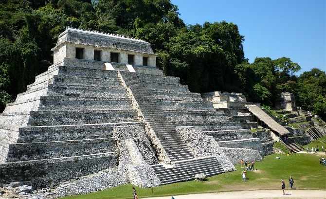 The Mayan ruins of Palenque in Mexico's Chiapas state