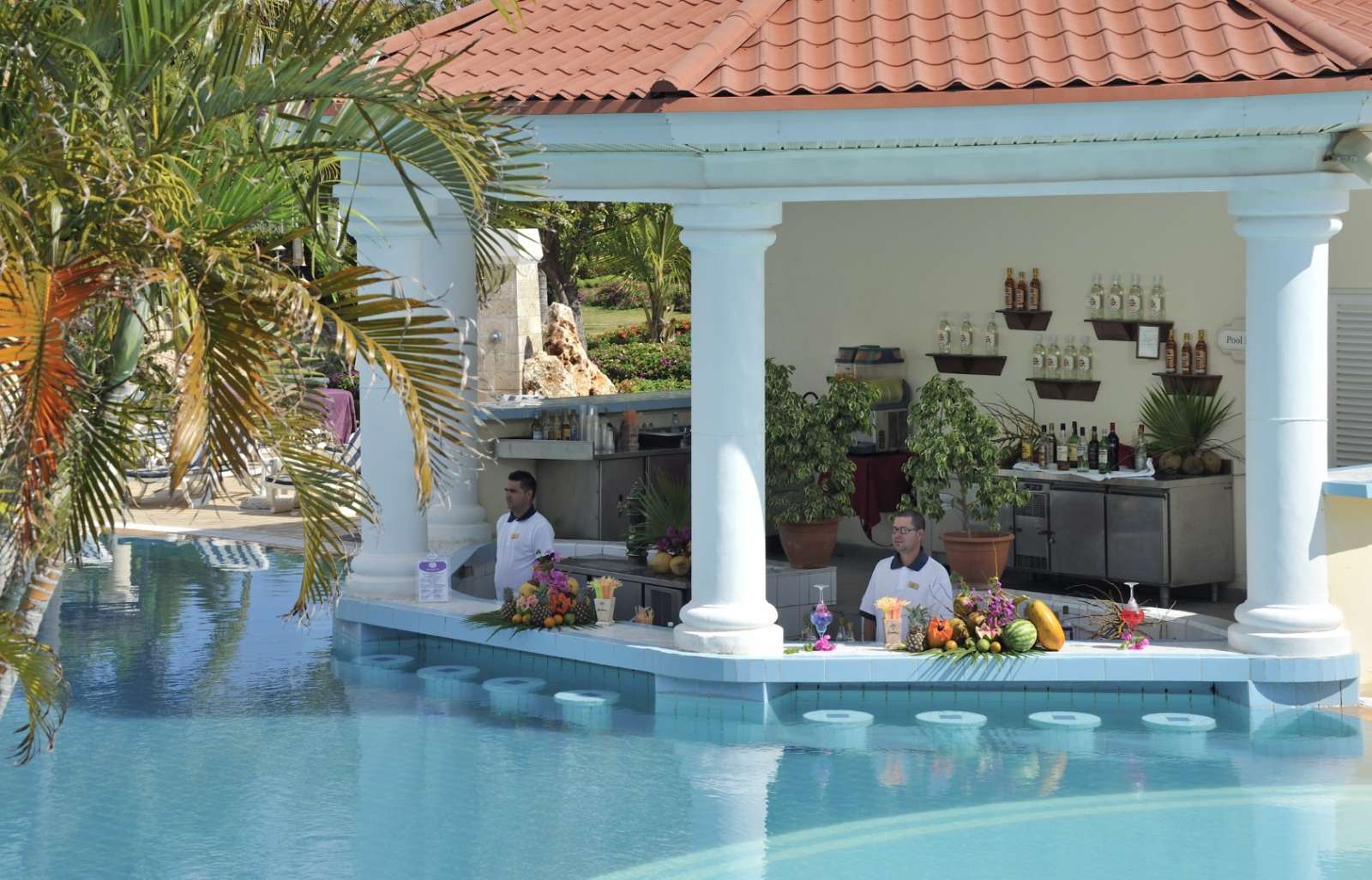 Swim up pool bar at Paradisus Princesa Varadero