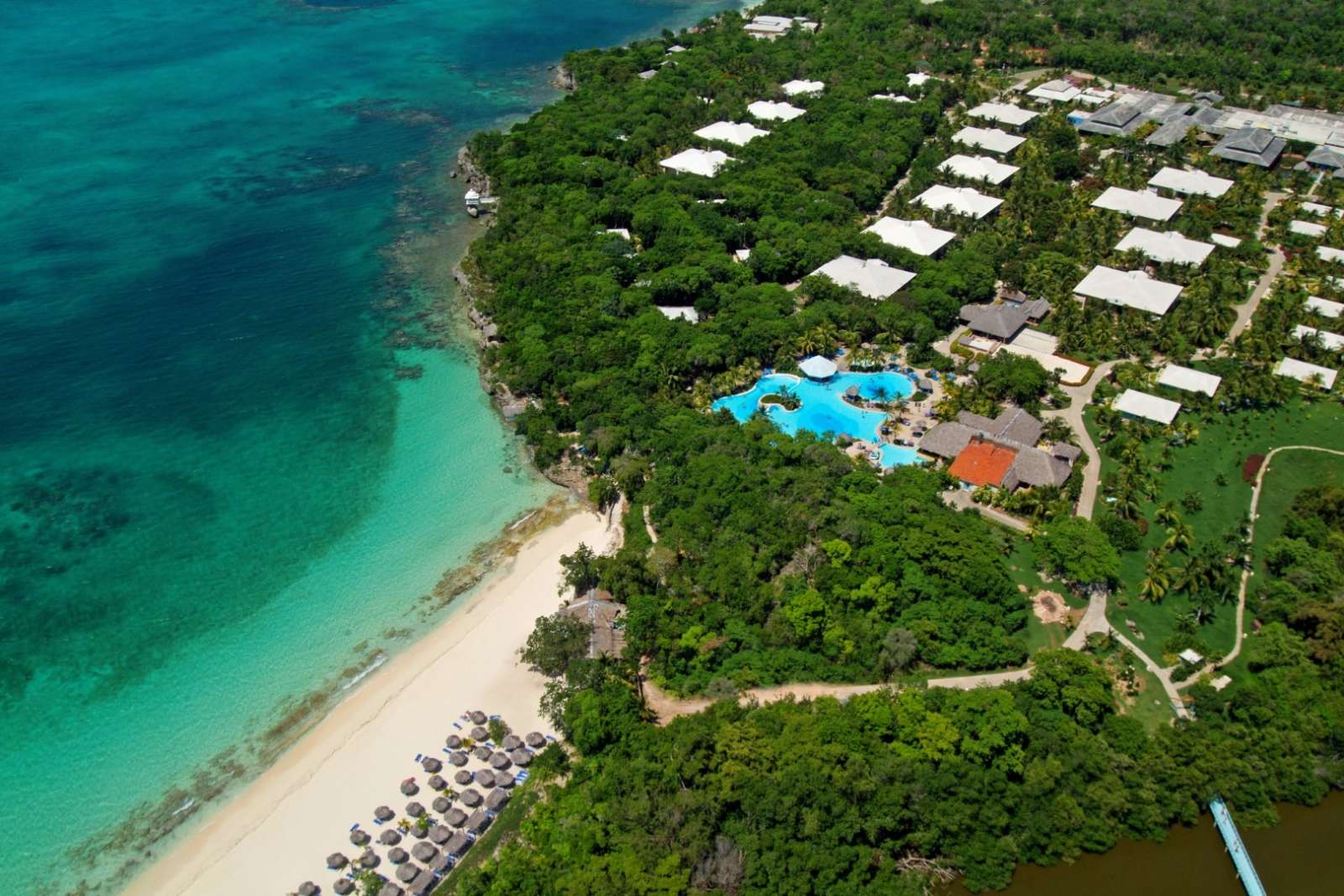 Aerial view of Paradisus Rio de Oro