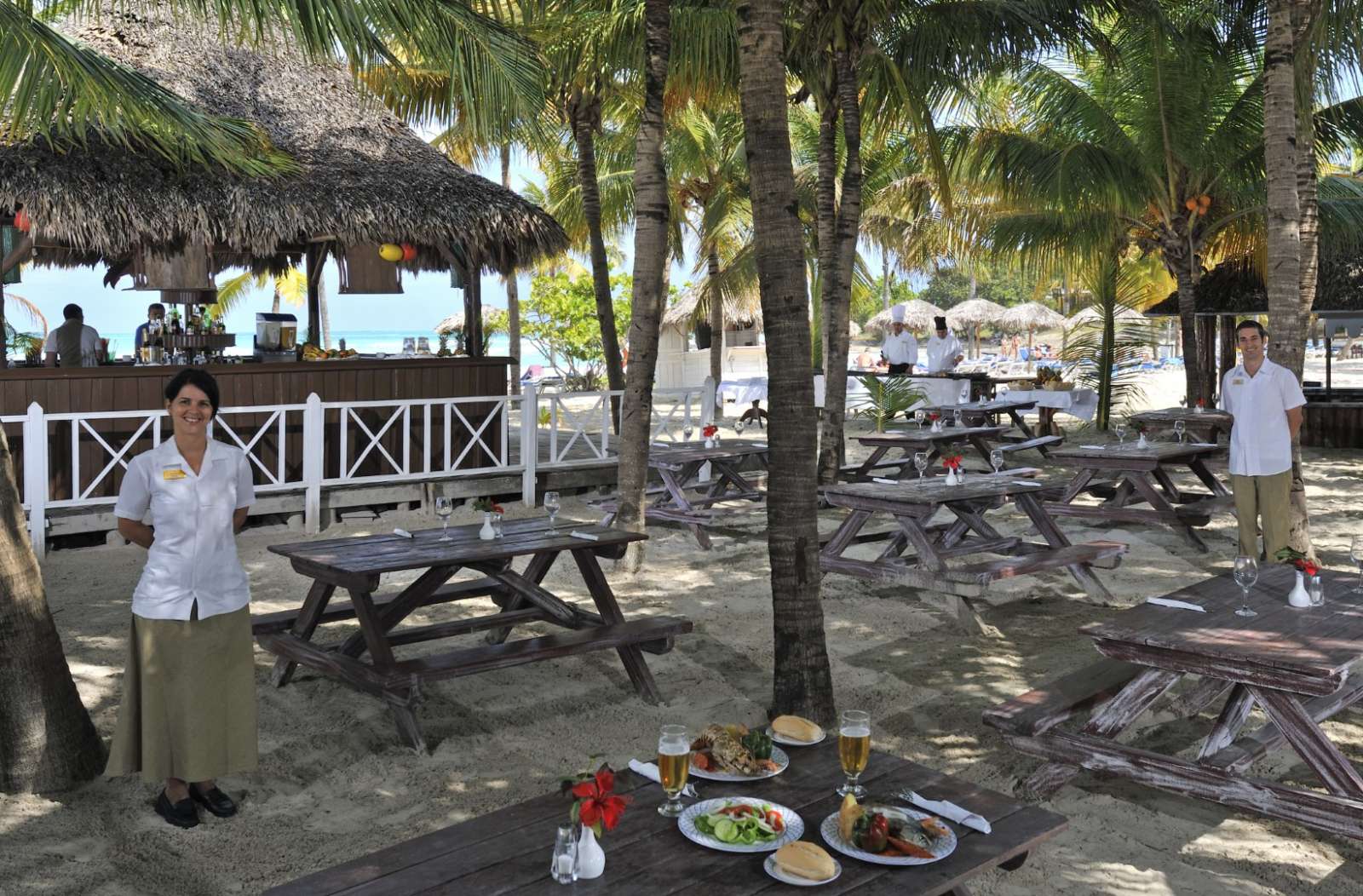 Beach restaurant at Paradisus Varadero