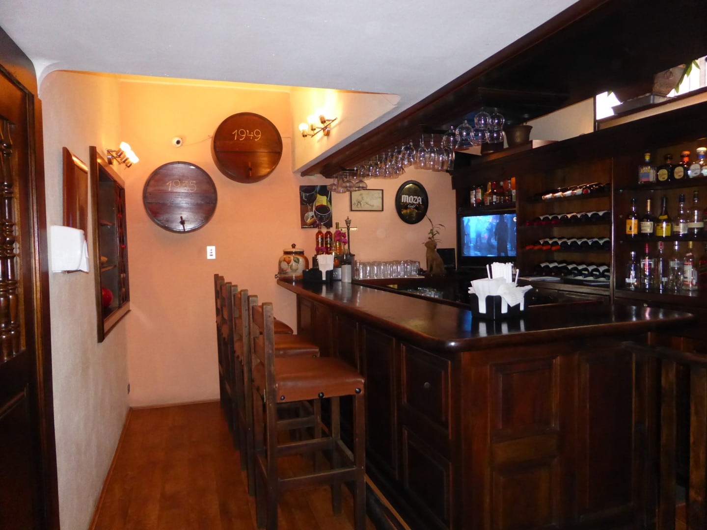 Bar at Pension Bonifaz in Quetzaltenango