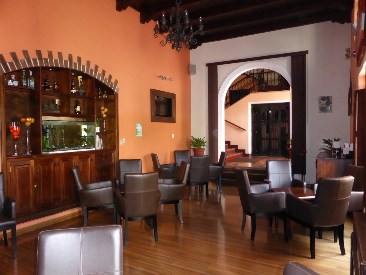 Lounge at Pension Bonifaz in Quetzaltenango