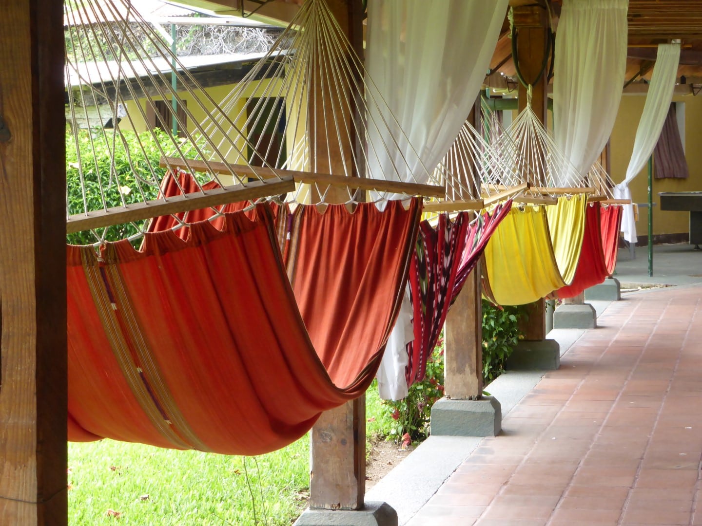 Hammocks at Posada Don Rodrigo, Lake Atitlan