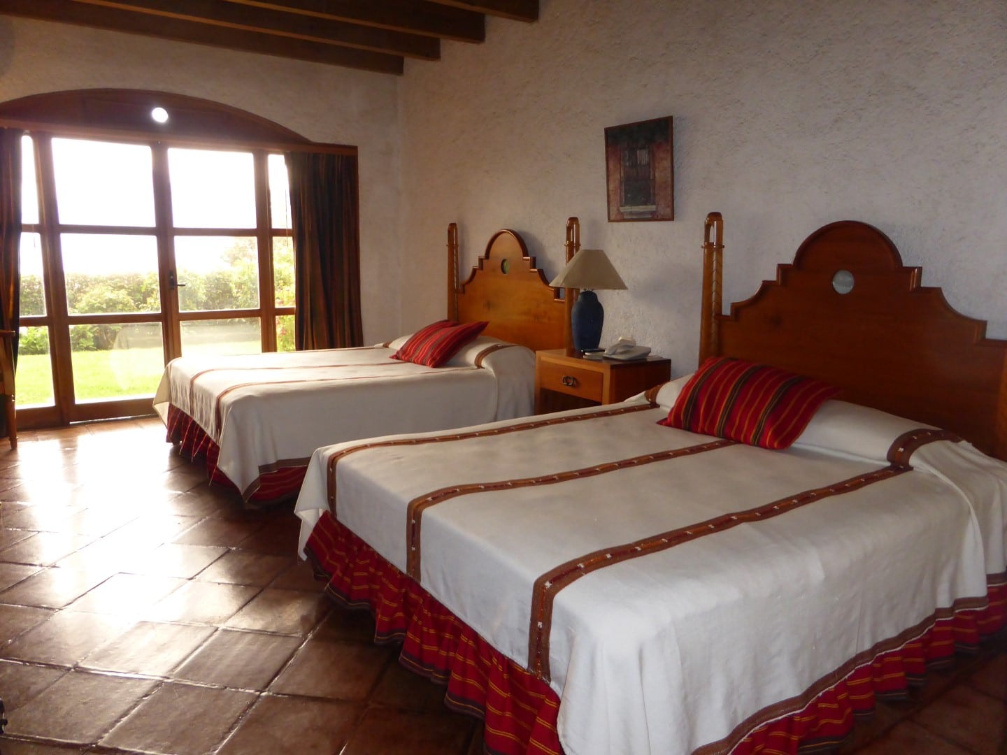 Lake facing room at Posada Don Rodrigo, Lake Atitlan