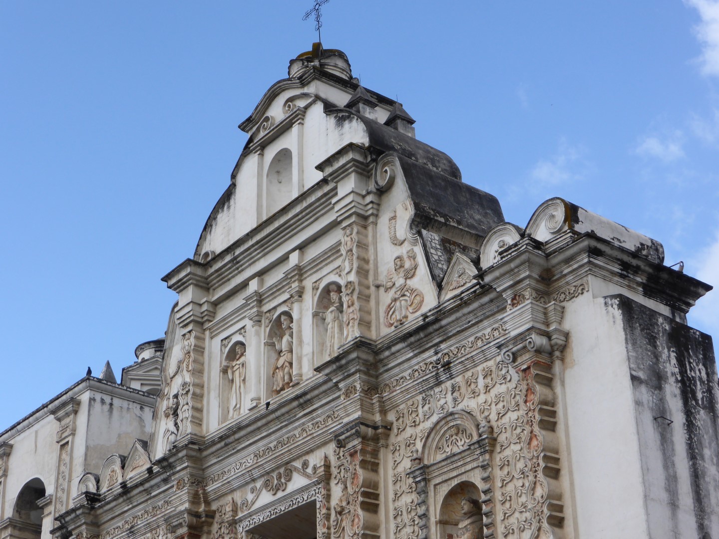 Church tower in Quetzaltenango, Guatemala