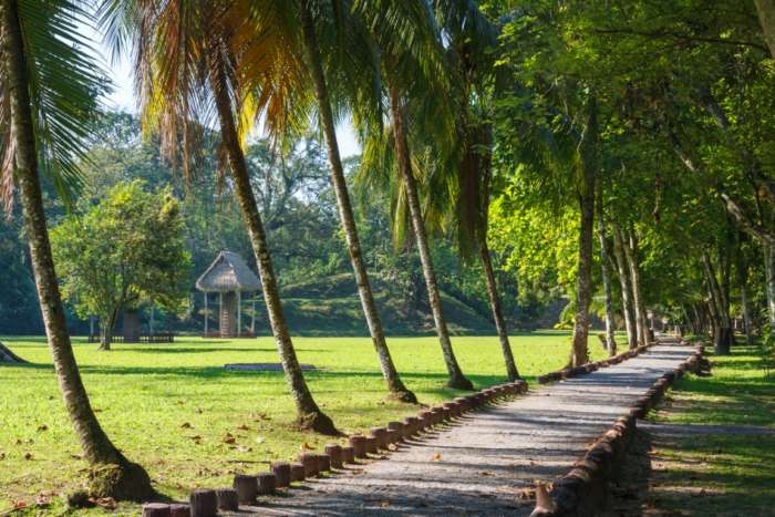 Pathway at the UNESCO Quirigua ruins