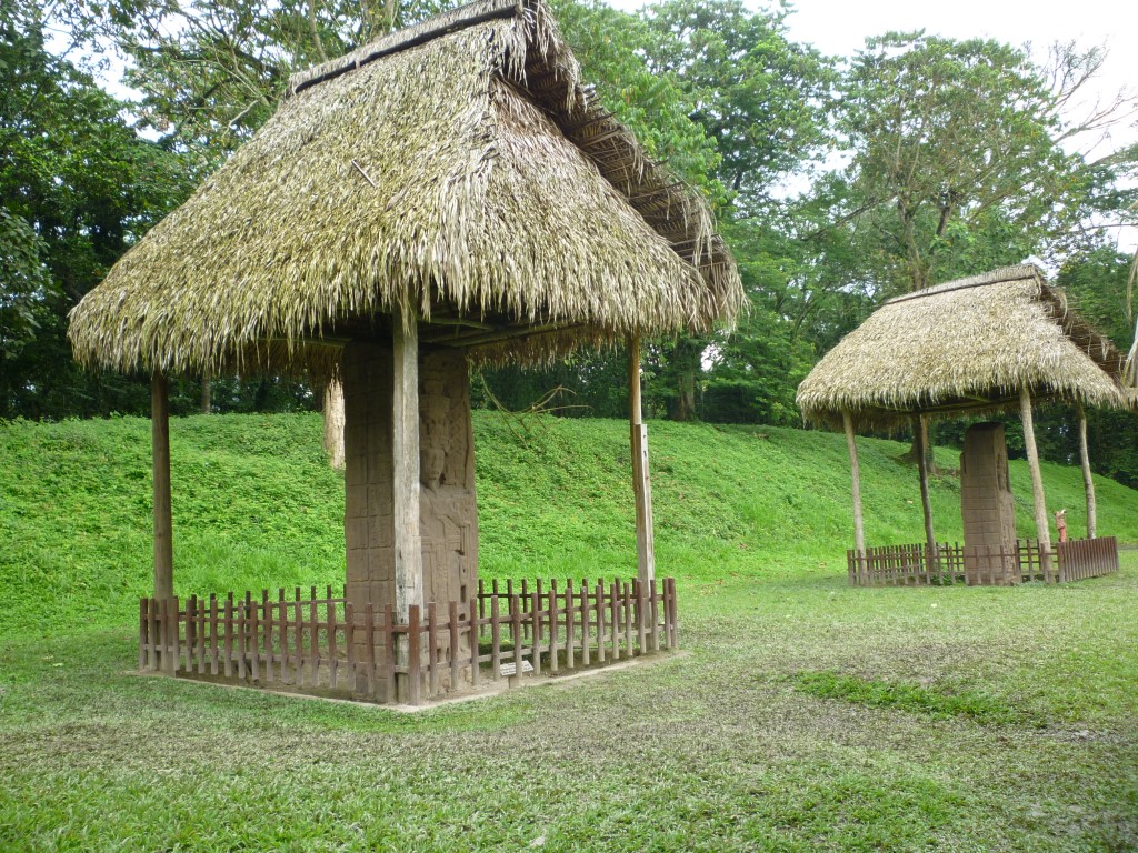 Stelae at Quirigua in Guatemala