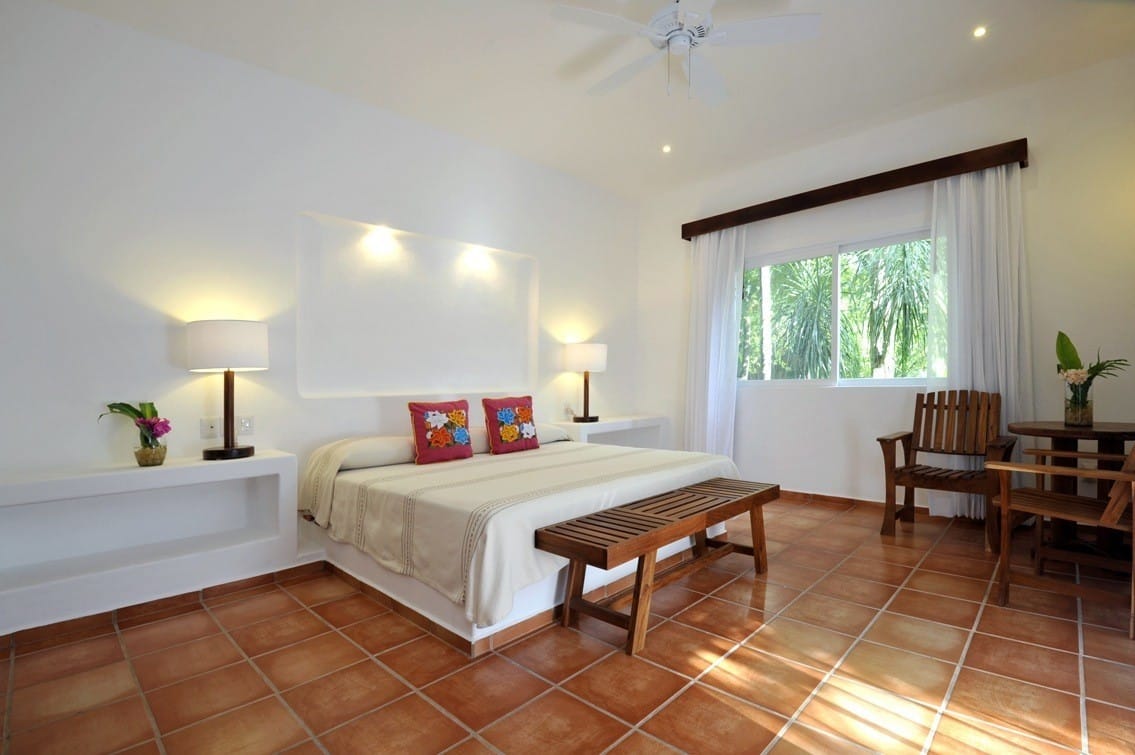 Large double room at Rancho Encantado Bacalar