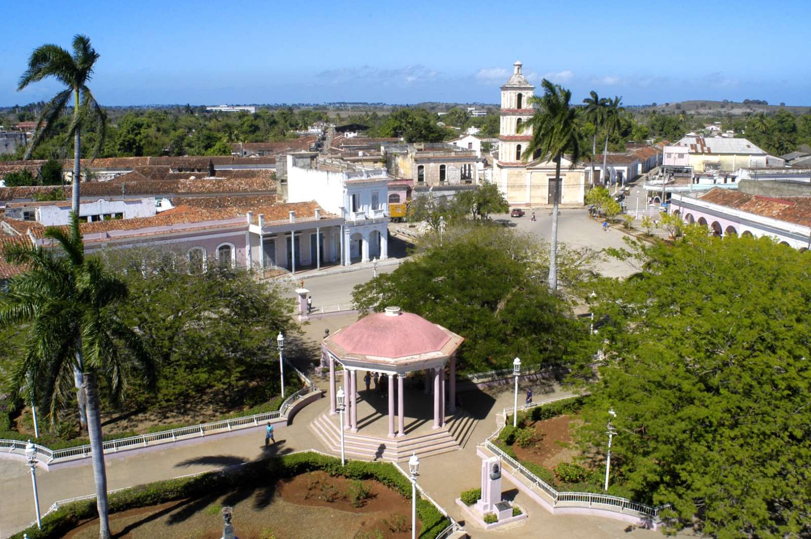 Aerial view of Remedios in Cuba