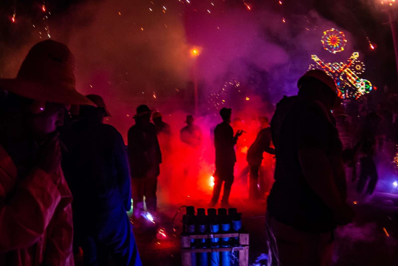 Fireworks at Las Parrandas. Remedios