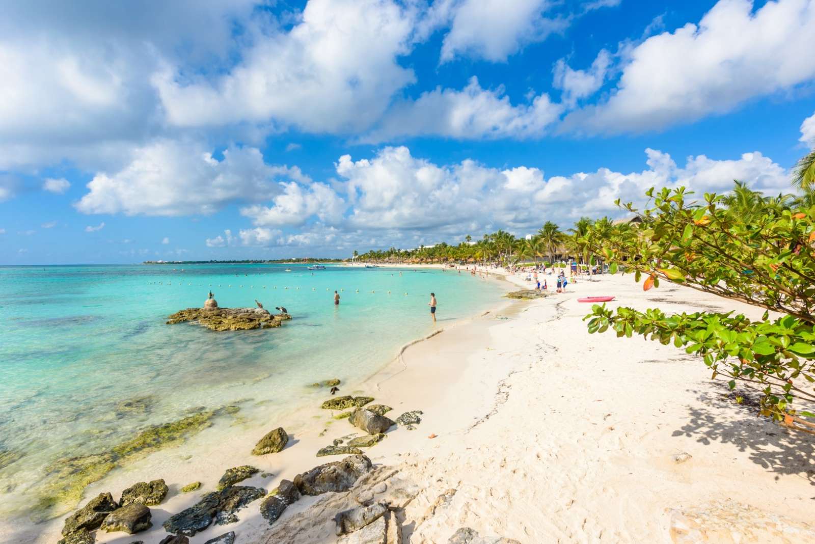 Beach on the Riviera Maya Mexico