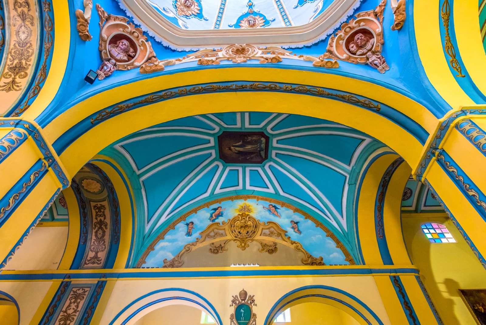 Interior of cathedral in Santiago de Cuba