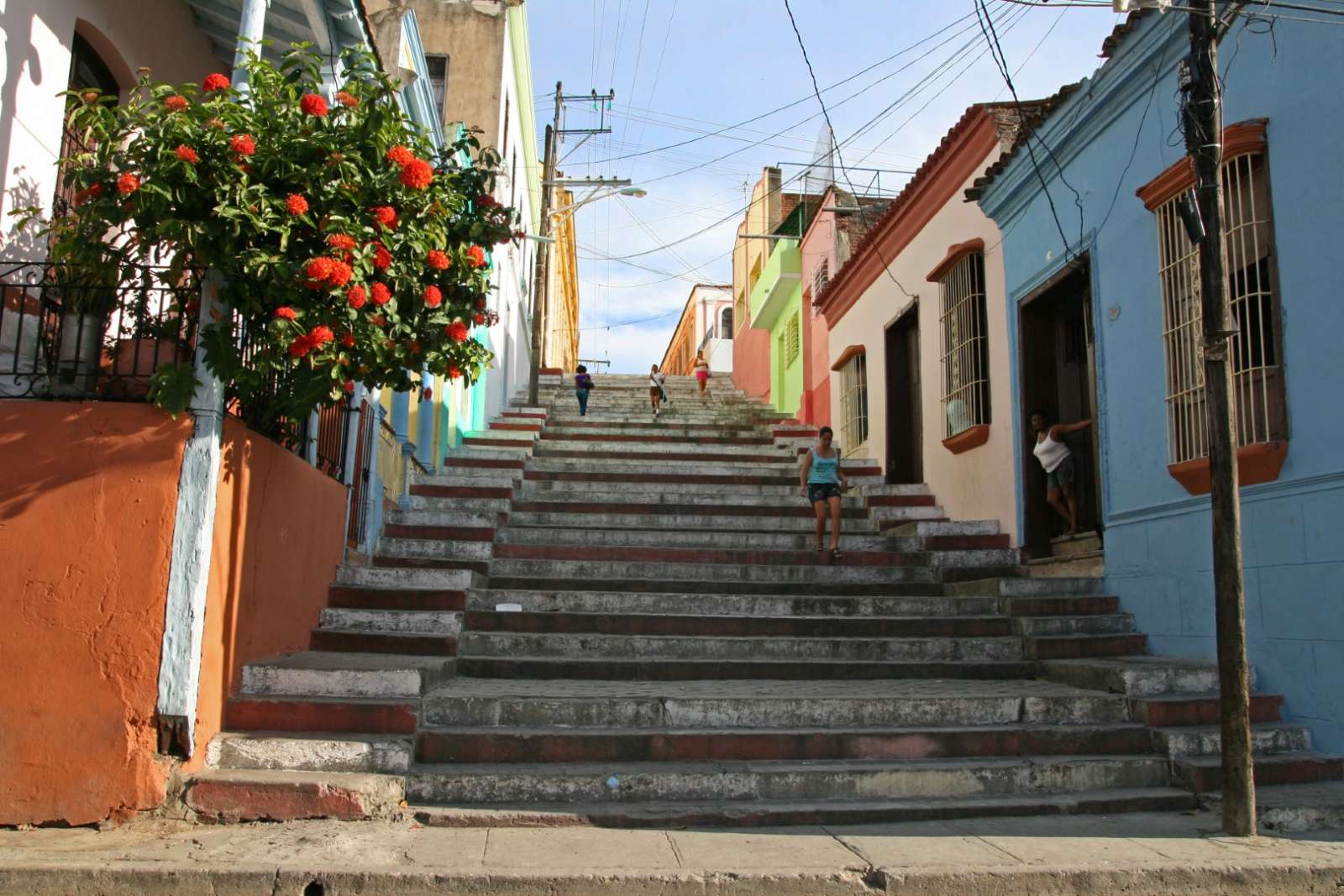 Spanish steps in Santiago de Cuba