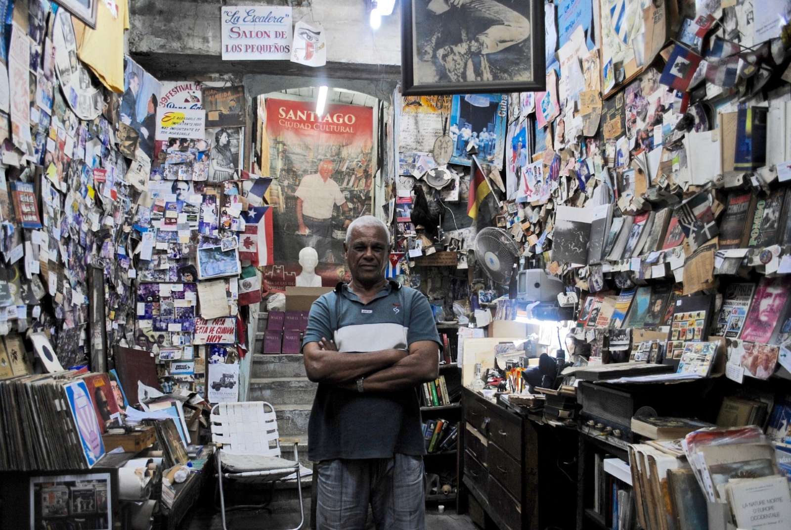 Man in shop, Santiago de Cuba