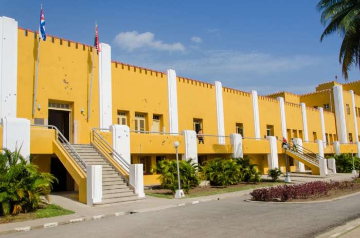 The Moncada Barracks Museum in Santiago de Cuba