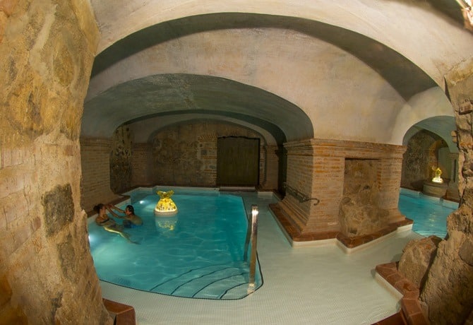 The spa at Hotel Santo Domingo in Antigua, Guatemala