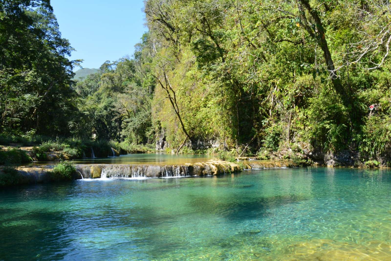 River at Semuc Champey in Guatemala