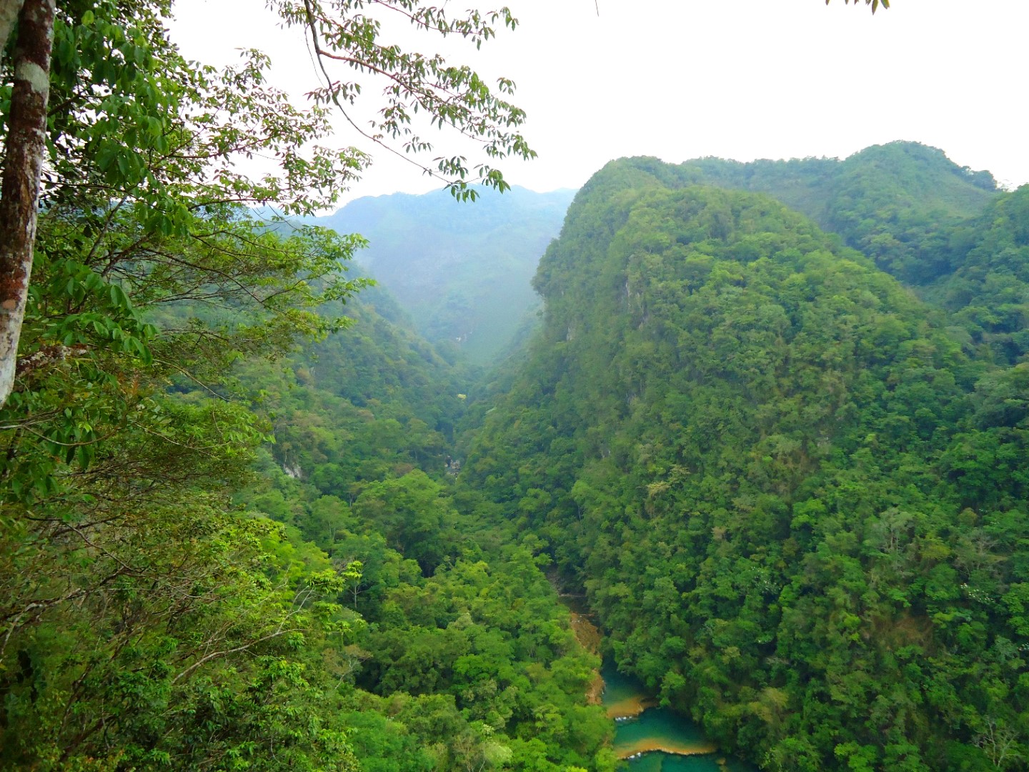 Valley of Semuc Champey in Guatemala