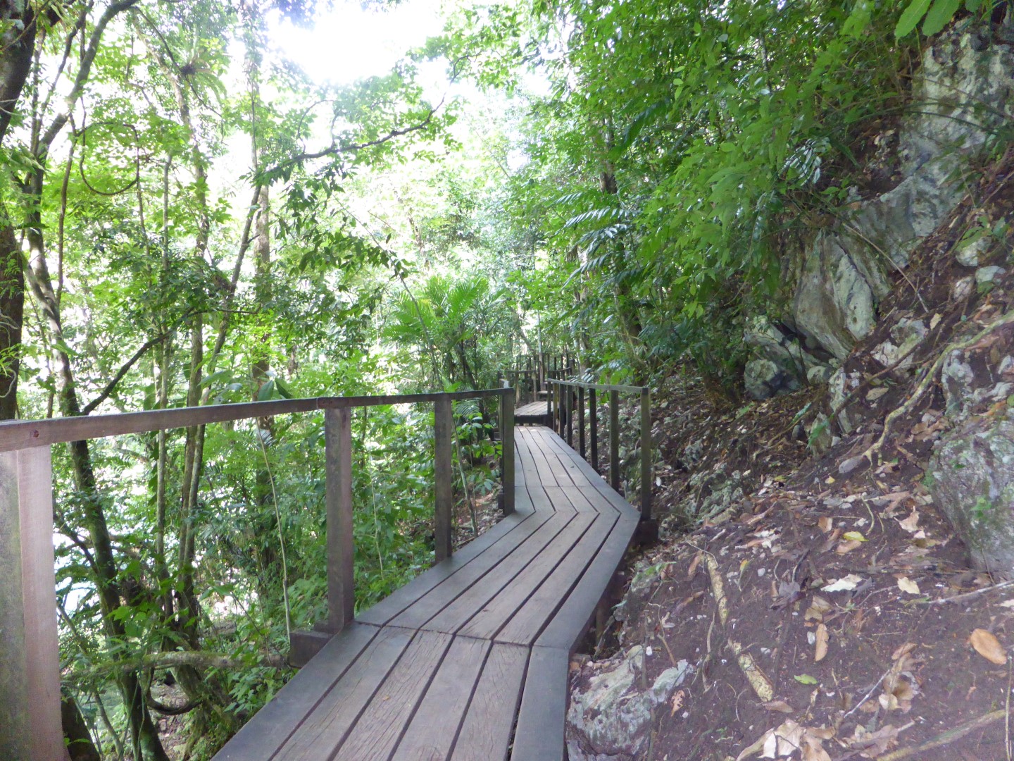 Walkway at Semuc Champey in Guatemala