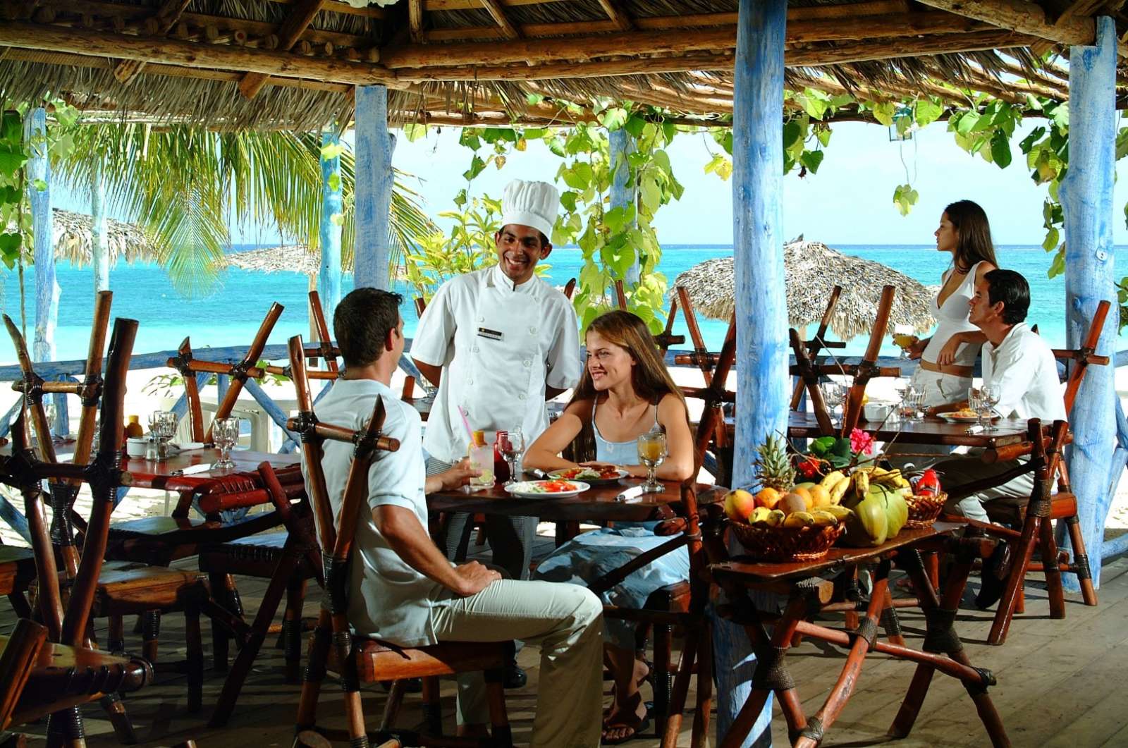 Beach restaurant at Sol Rio De Luna Y Mares