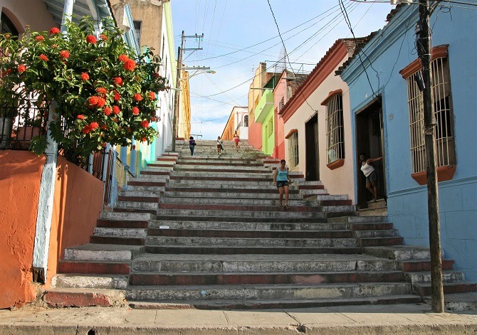 The Spanish Steps in Santiago de Cuba