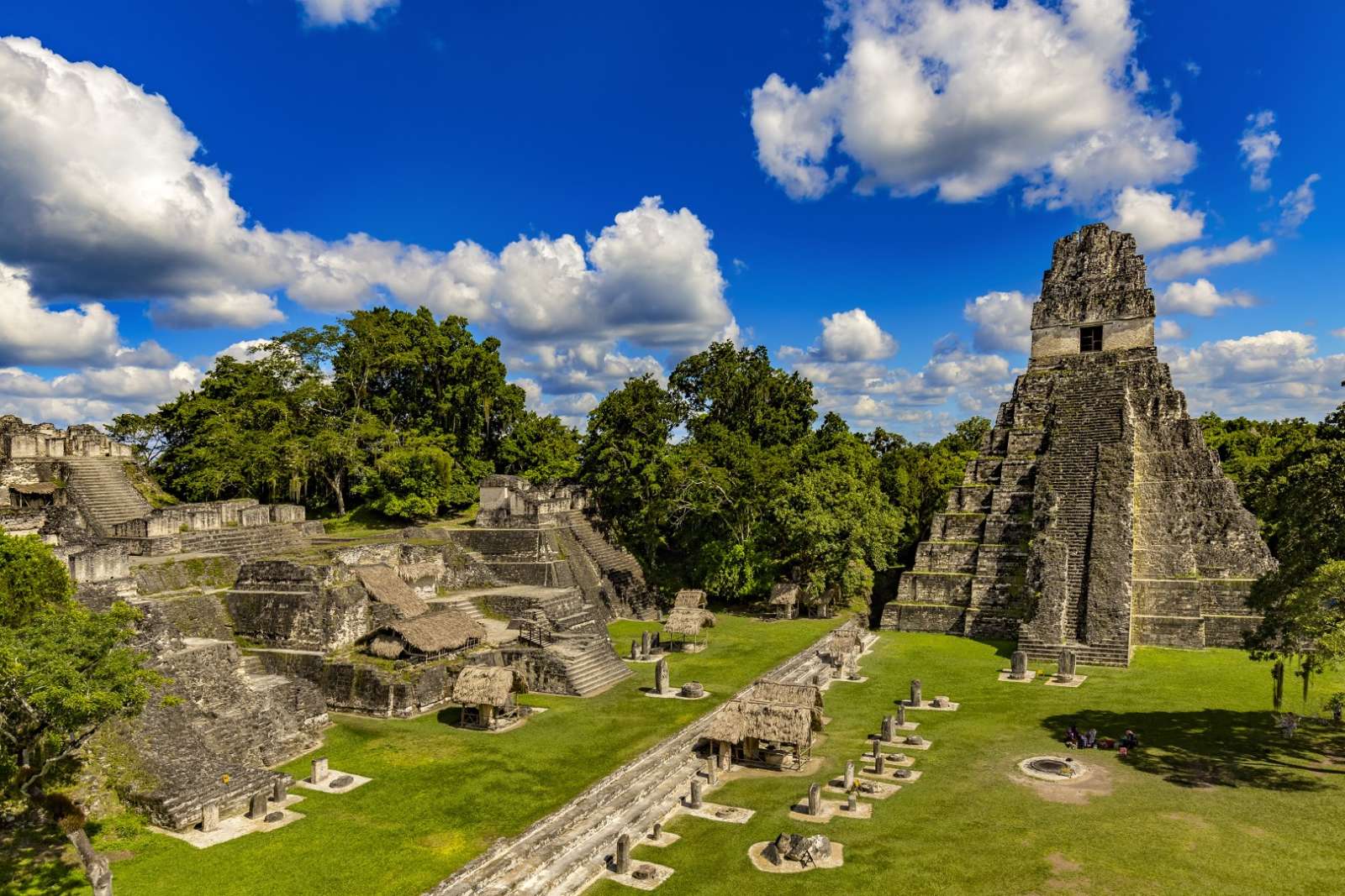 The Central Plaza at Tikal, Guatemala