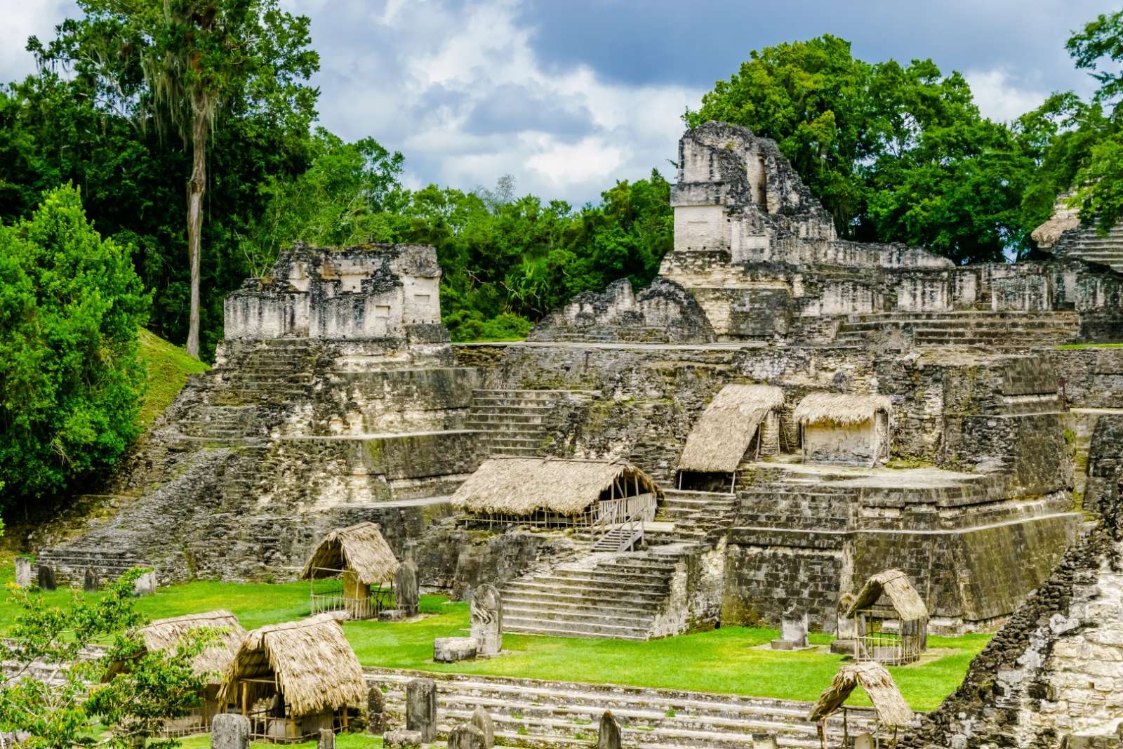 Large pyramid at Tikal, Guatemala