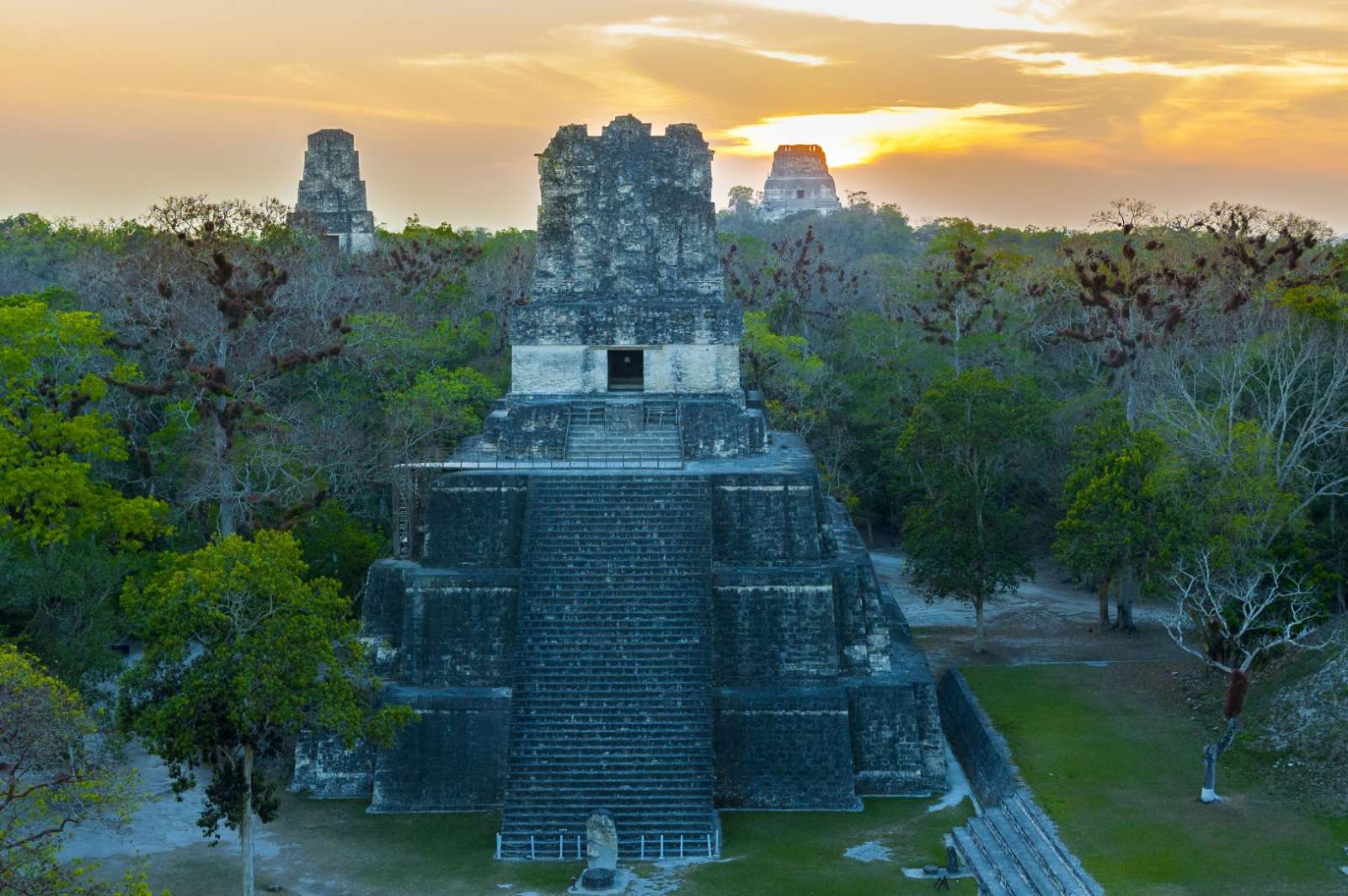 Pyramid of the Gran Jaguar in Tikal, Guatemala