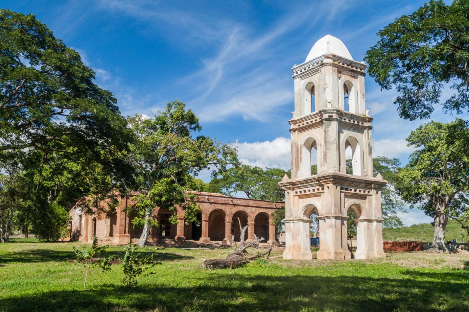 Ruins in the Valley of the Sugar Mills near Trinidad, Cuba