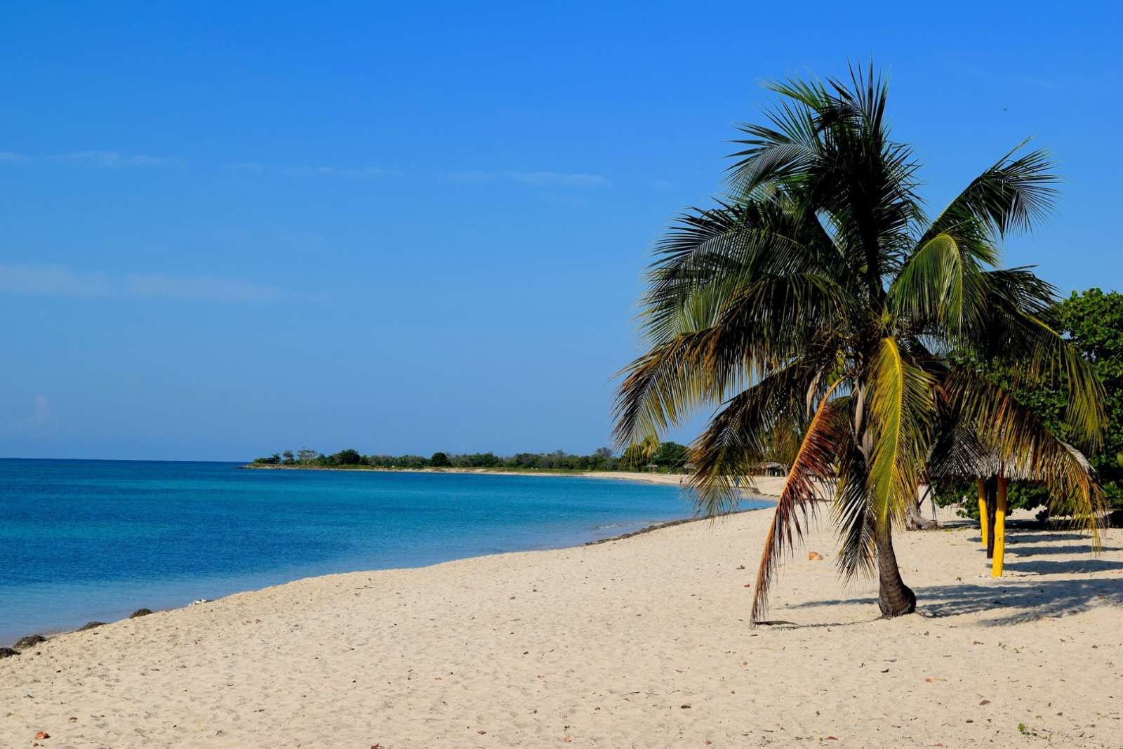 Beach close to Trinidad at Playa Ancon