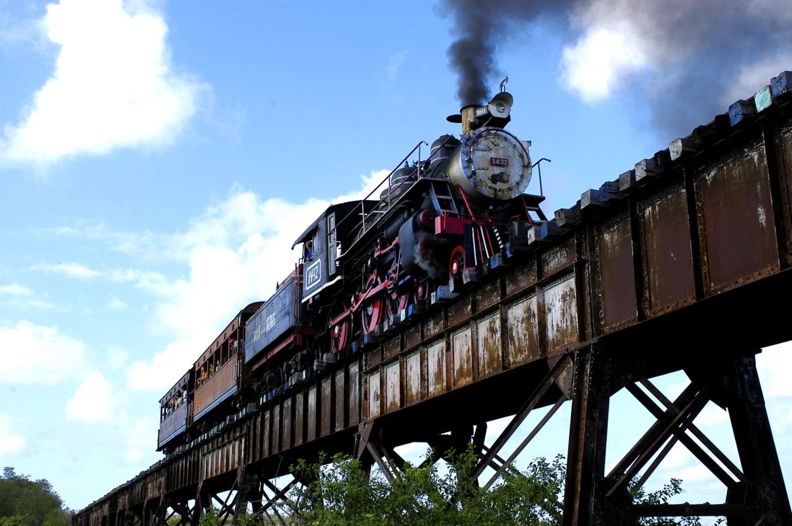 Steamtrain in Trinidad, Cuba