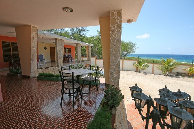 Looking out to sea from Casa El Capitan near Trinidad, Cuba