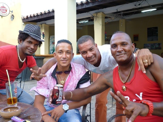 Cuban men in Trinidad