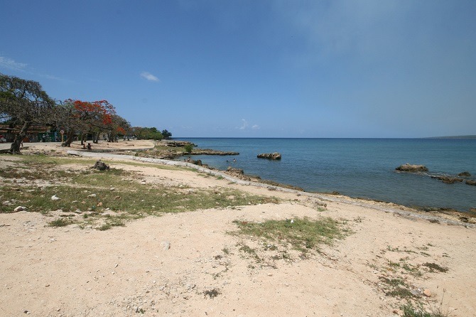 The beach at La Boca