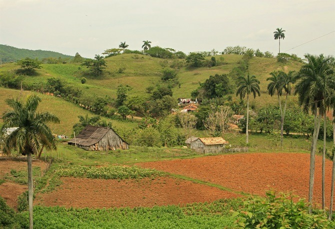 A typical Cuban village in the Escambray Mountains