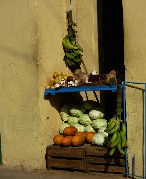 Market stall in Trinidad, Cuba