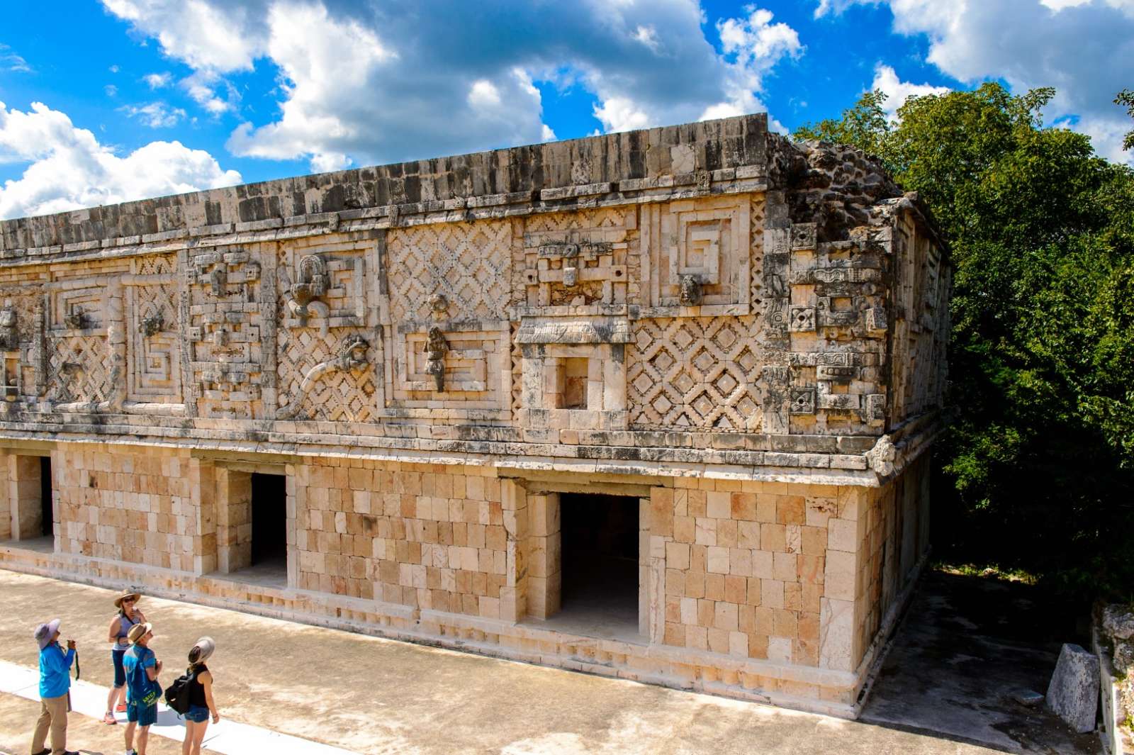 Building of the nunnery, Uxmal Mexico