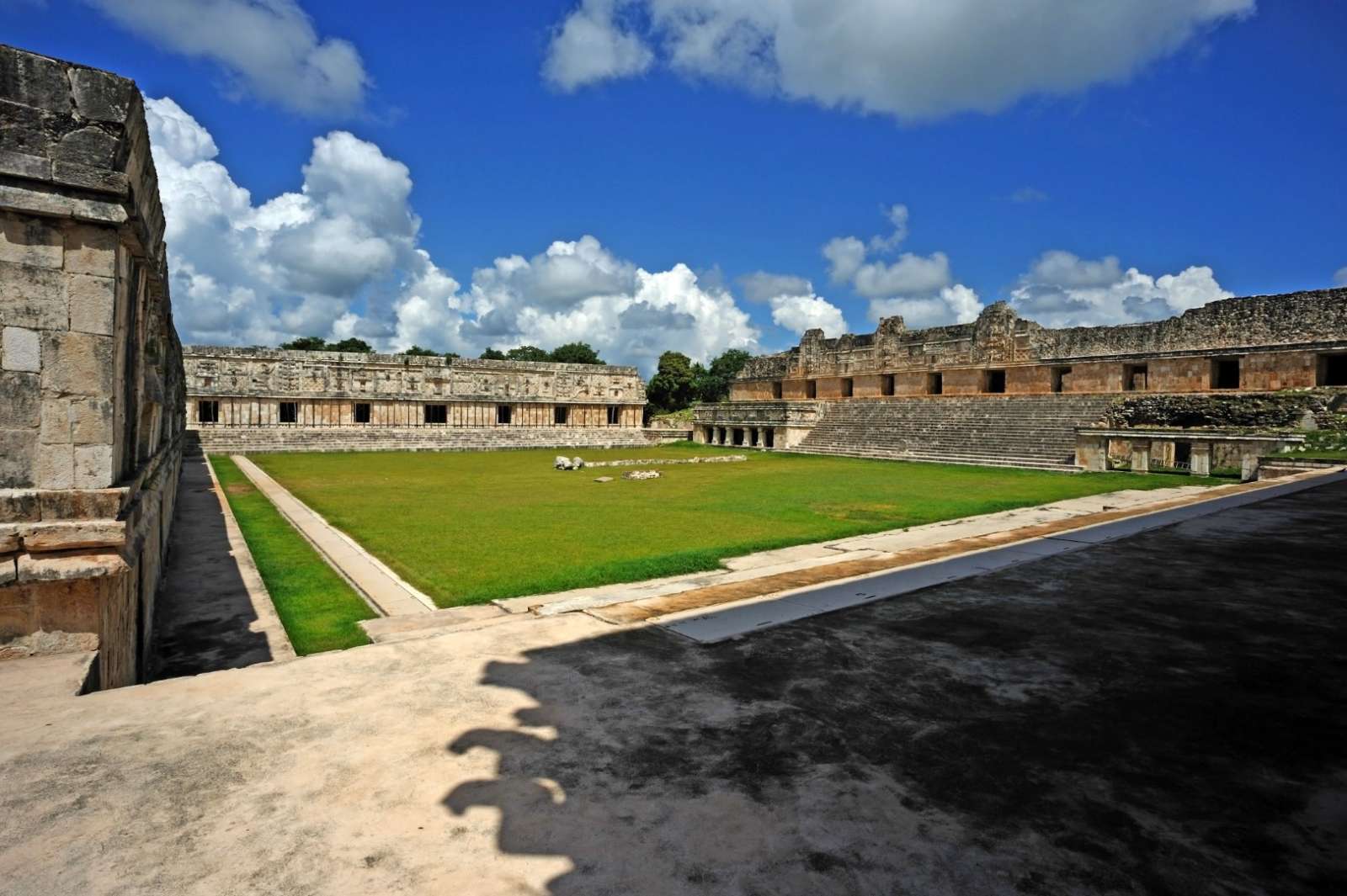 Large square at Uxmal, Mexico