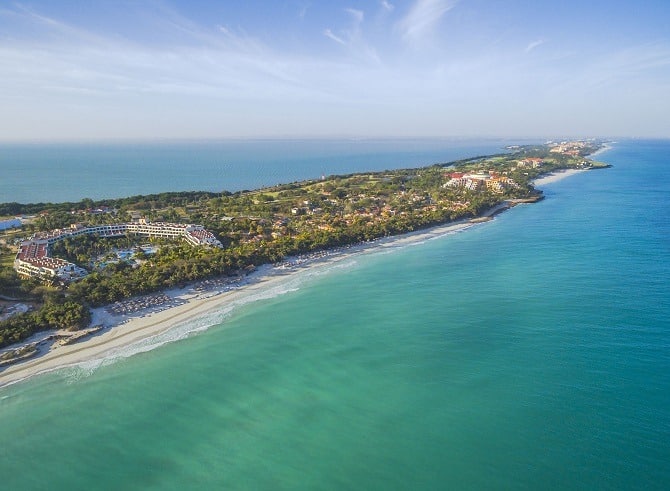 Varadero beach in Cuba