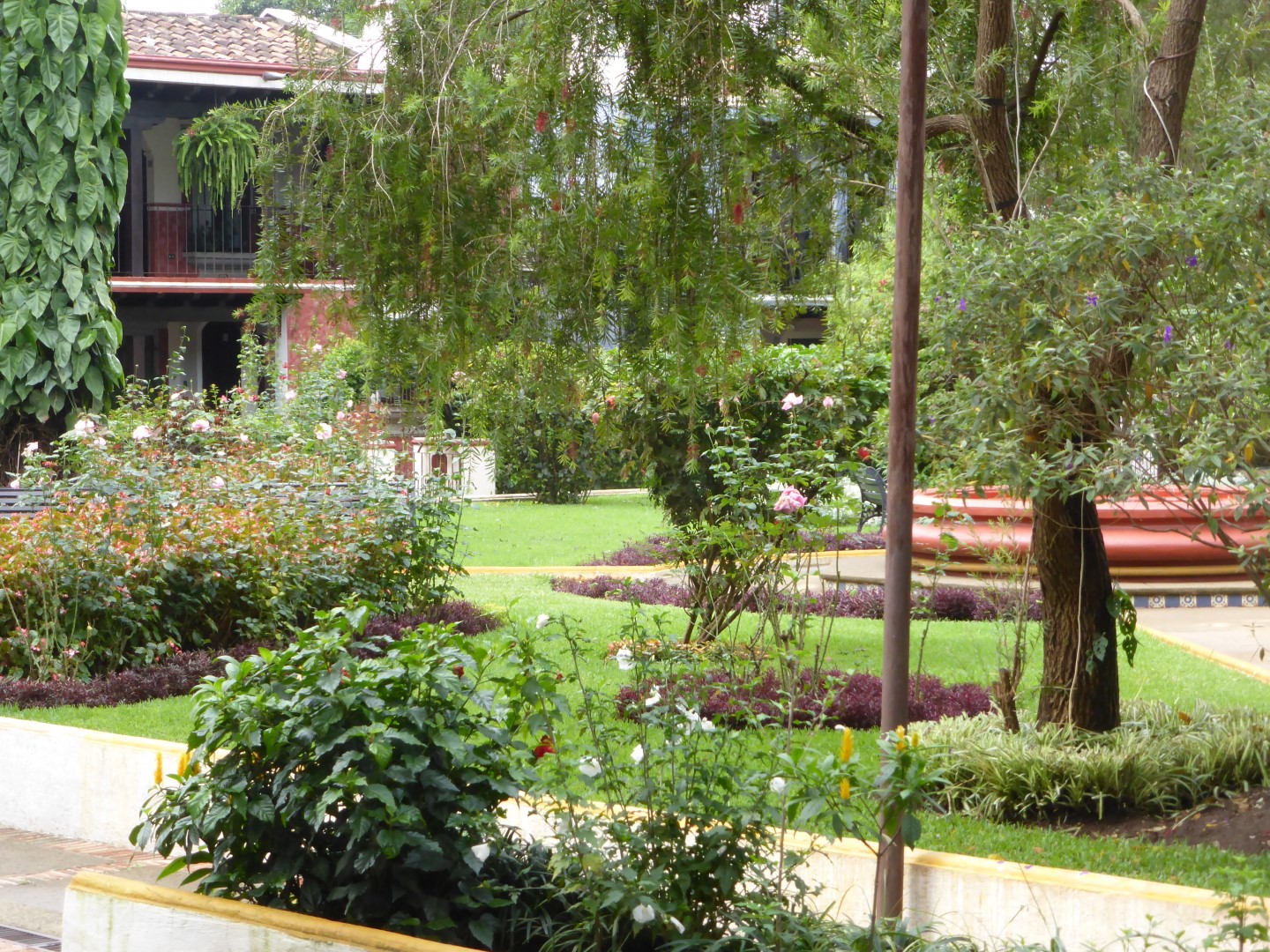 Garden at Villa Colonial in Antigua