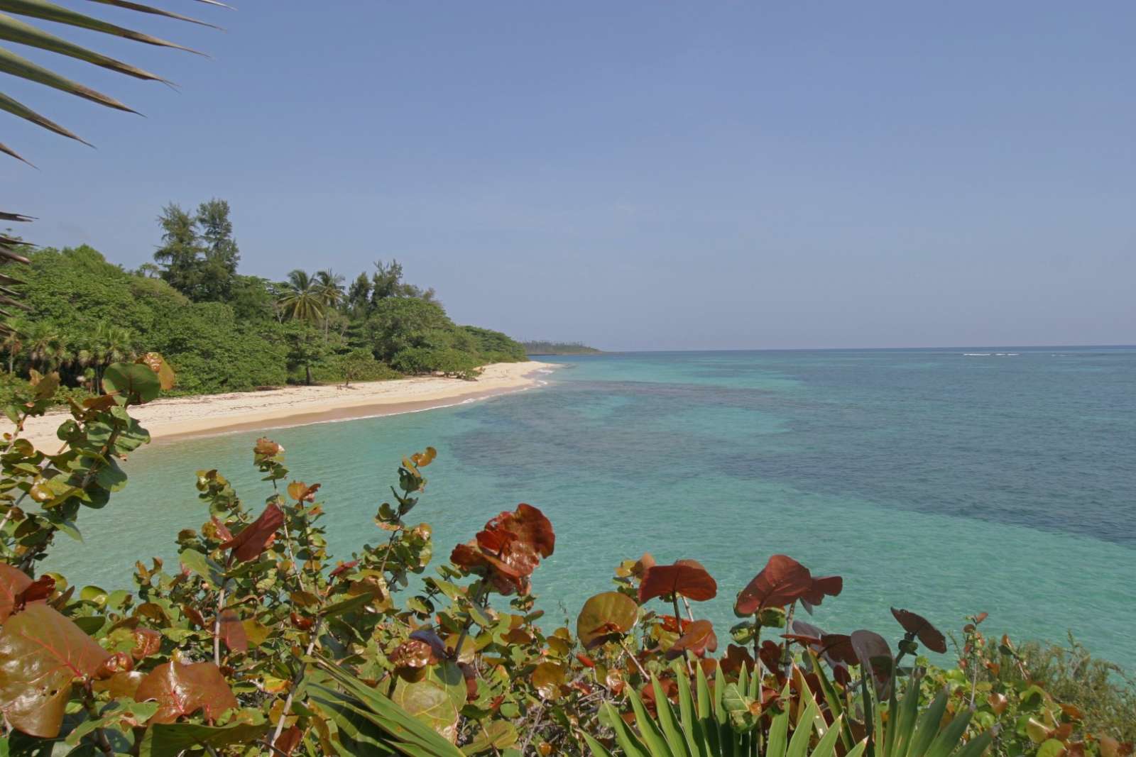 Beach vista at Villa Maguana