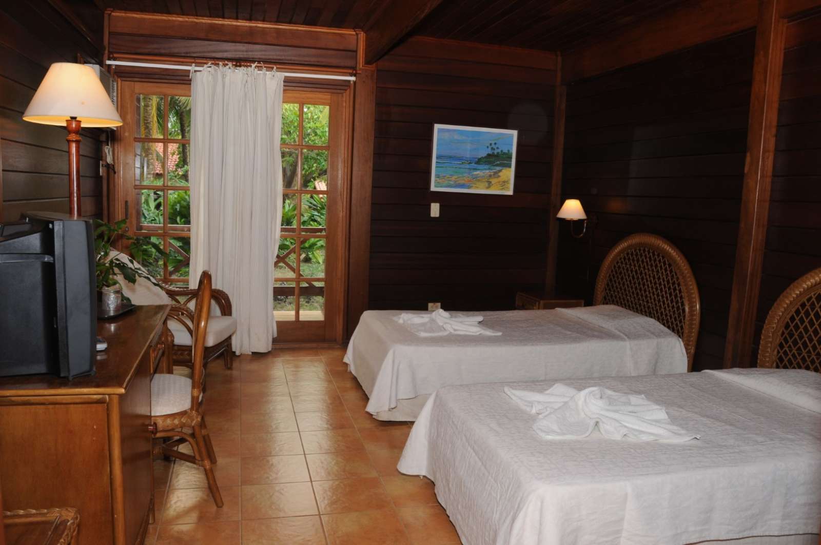 Twin room at Villa Maguana